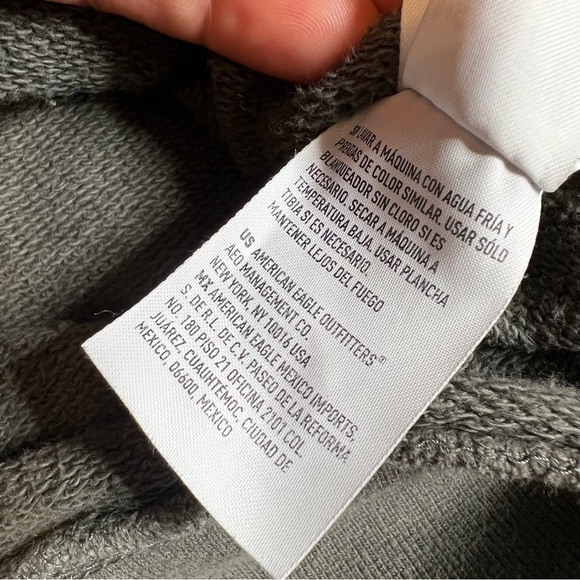 American Eagle Outfitters Gray Medium California Sweat Shirt Youth Hoodie - Picture 5 of 11